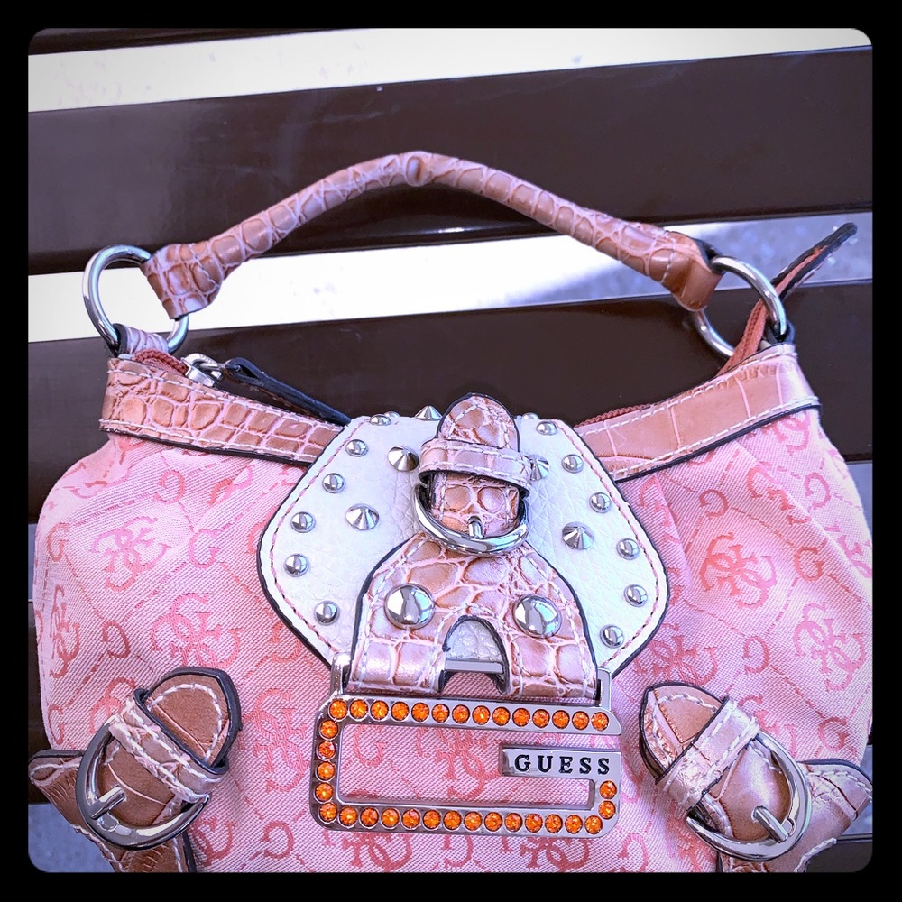 Vintage pink guess mini bag 💕🍒